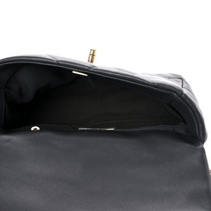 Chanel Lambskin Quilted Medium Chanel 19 Flap Dark Grey 5 of 11