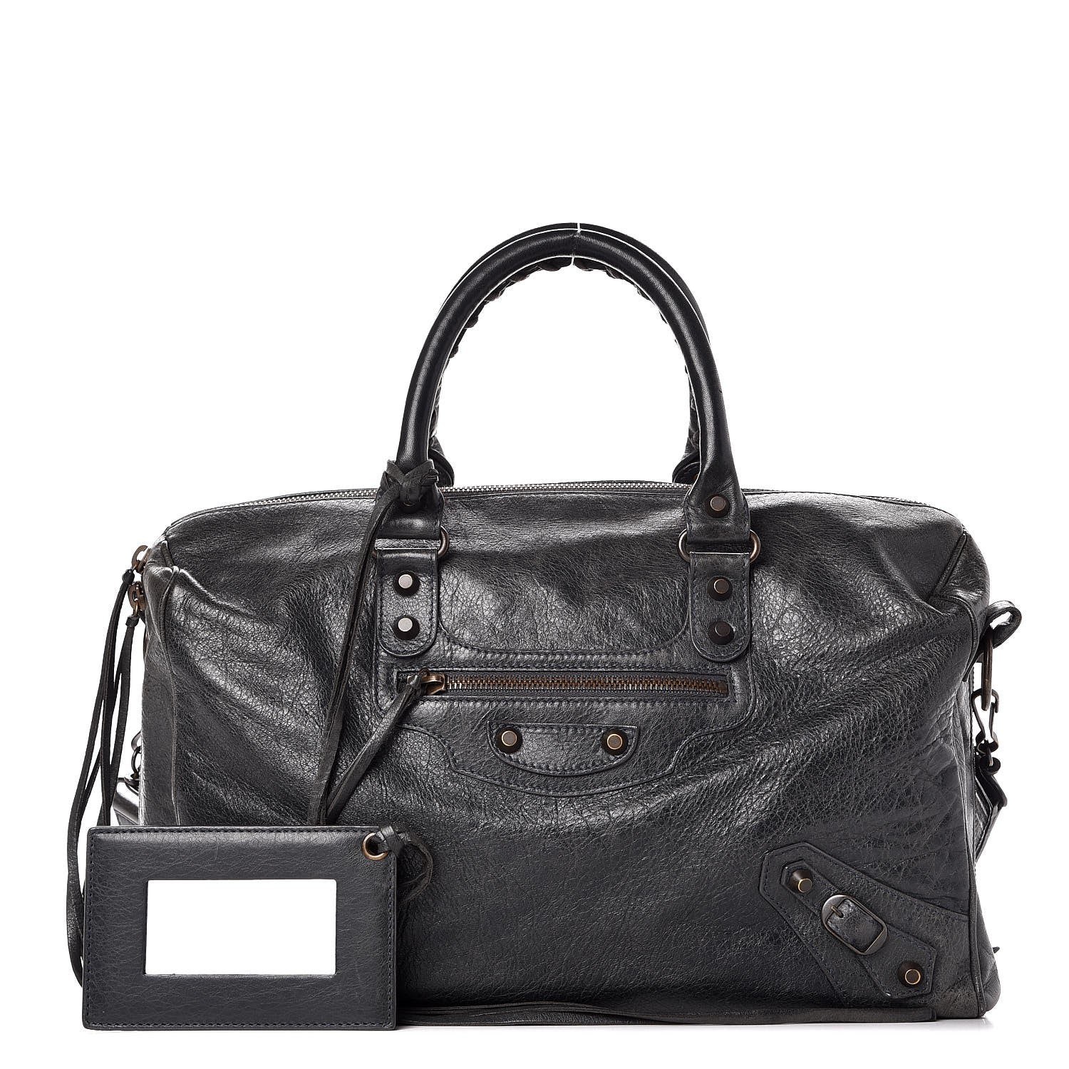 Balenciaga Agneau Classic Hardware Polly Anthracite 1 of 8