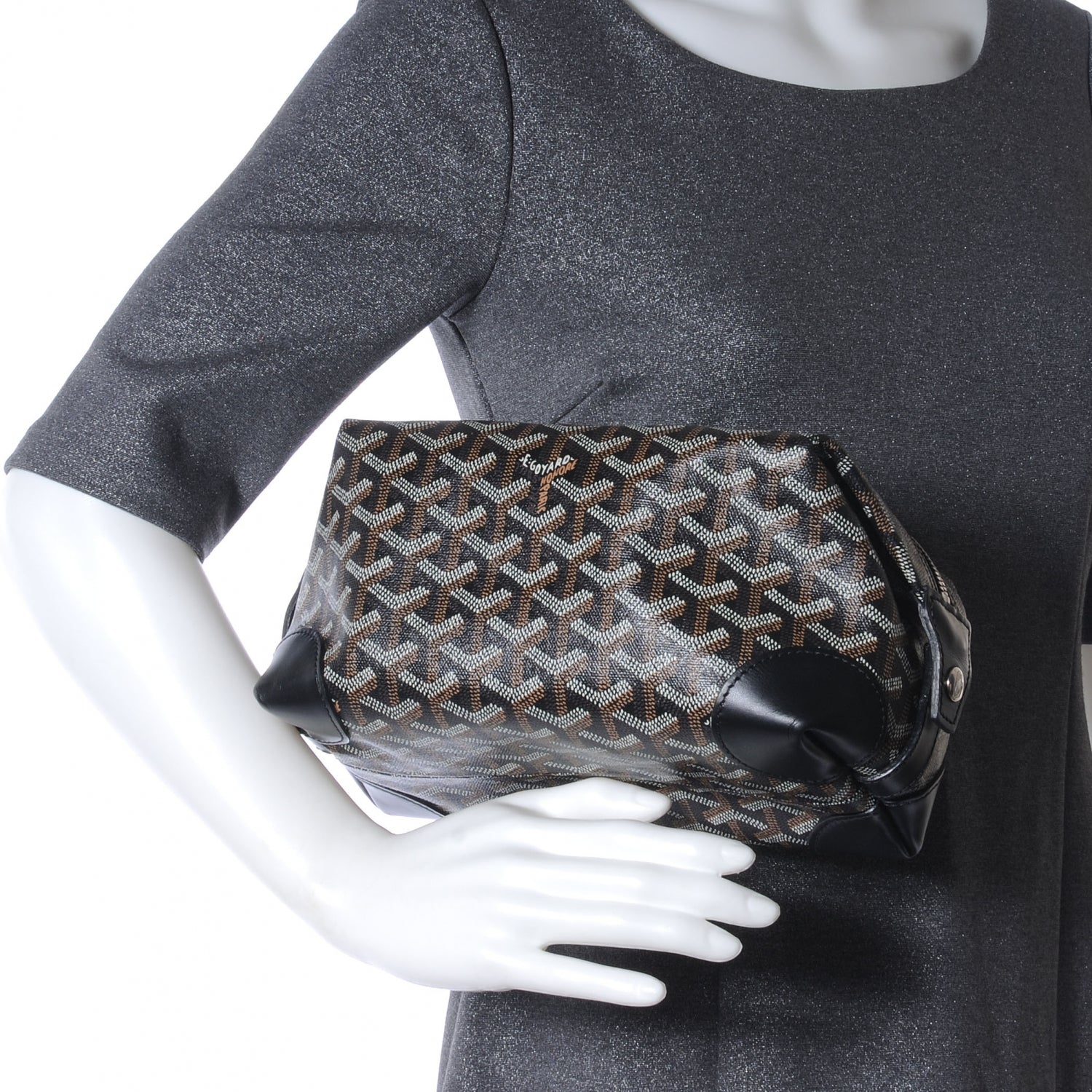 Goyard Goyardine Boeing 25 Trousse de Toilette Black 2 of 6