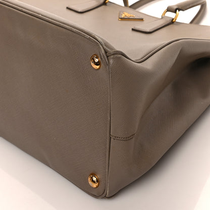 Prada Saffiano Medium Galleria Double Zip Tote Pomice 10 of 10