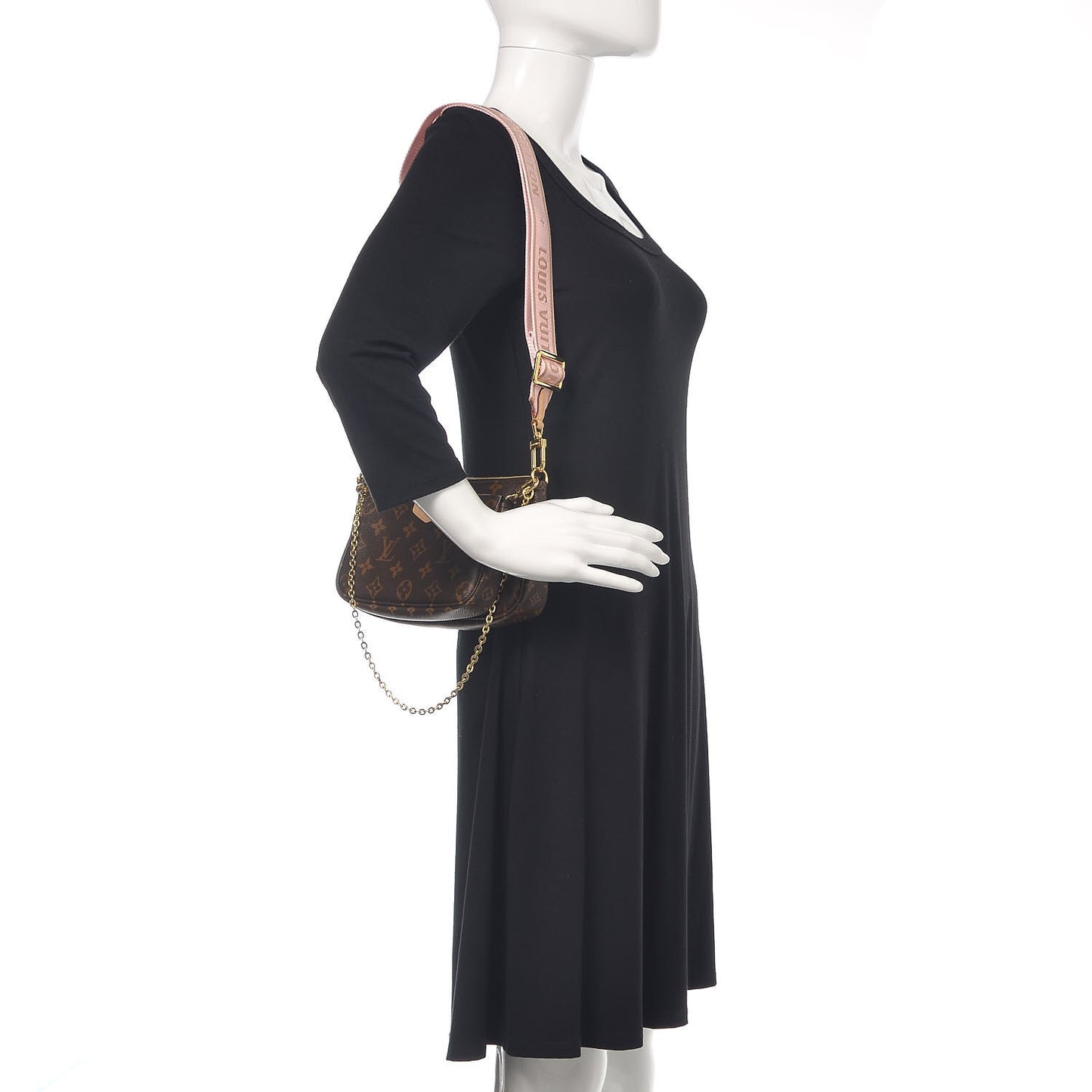 Monogram Multi Pochette Accessories Rose Clair