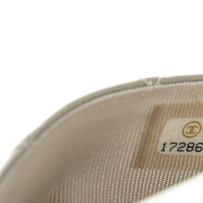 Chanel Patent Quilted Card Holder Light Gold 8 of 8