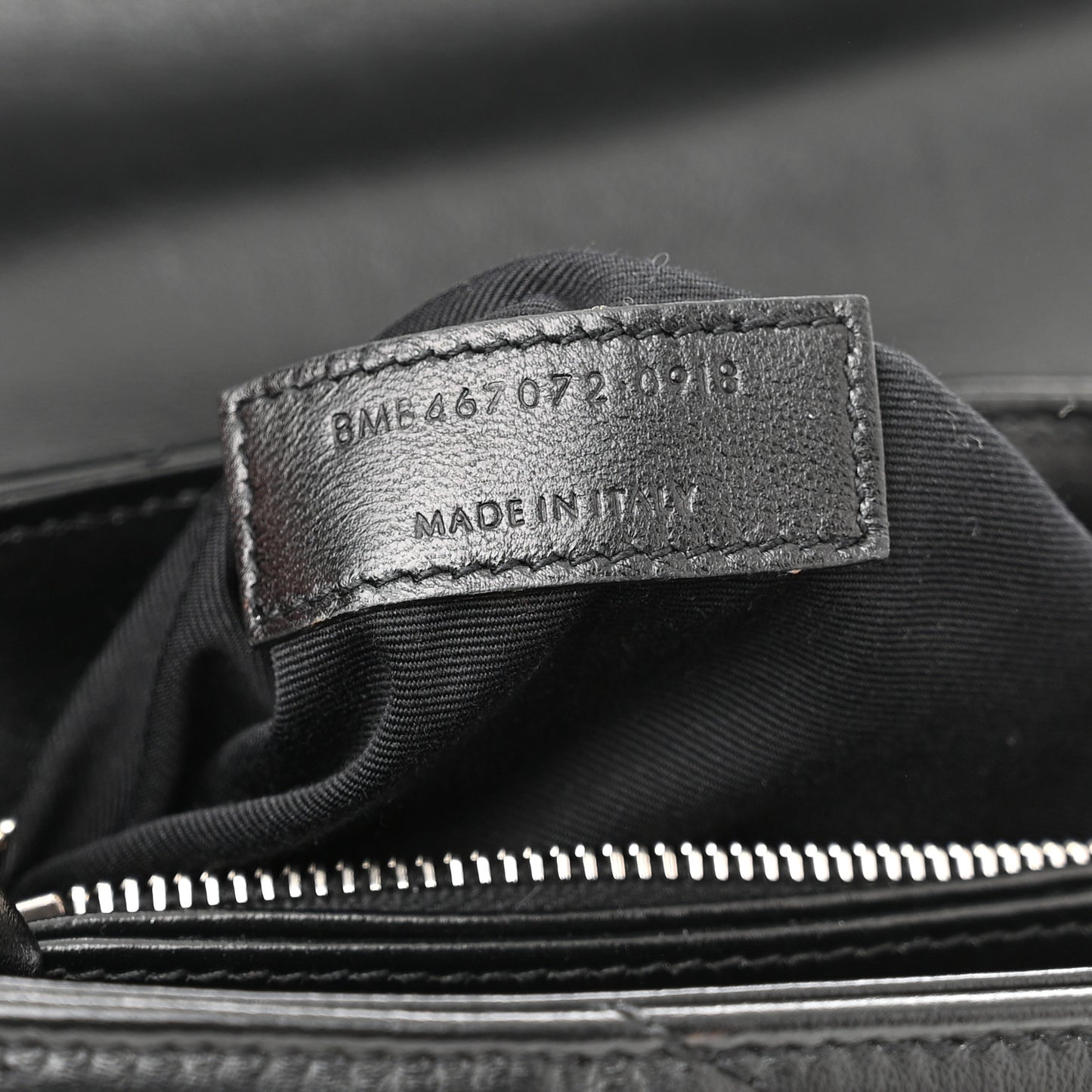 Calfskin Y Quilted Monogram Toy Loulou Crossbody Bag Black