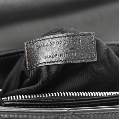 Saint Laurent Calfskin Y Quilted Monogram Toy Loulou Crossbody Bag Black 8 of 12