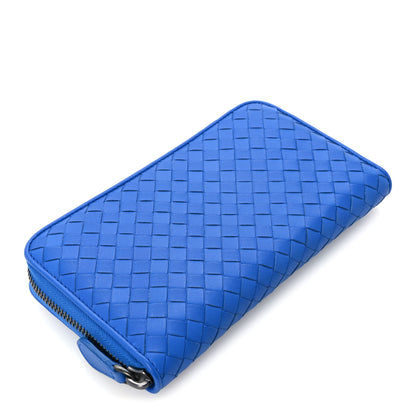 Bottega Veneta Nappa Intrecciato Zip Around Wallet Thunder 4 of 8