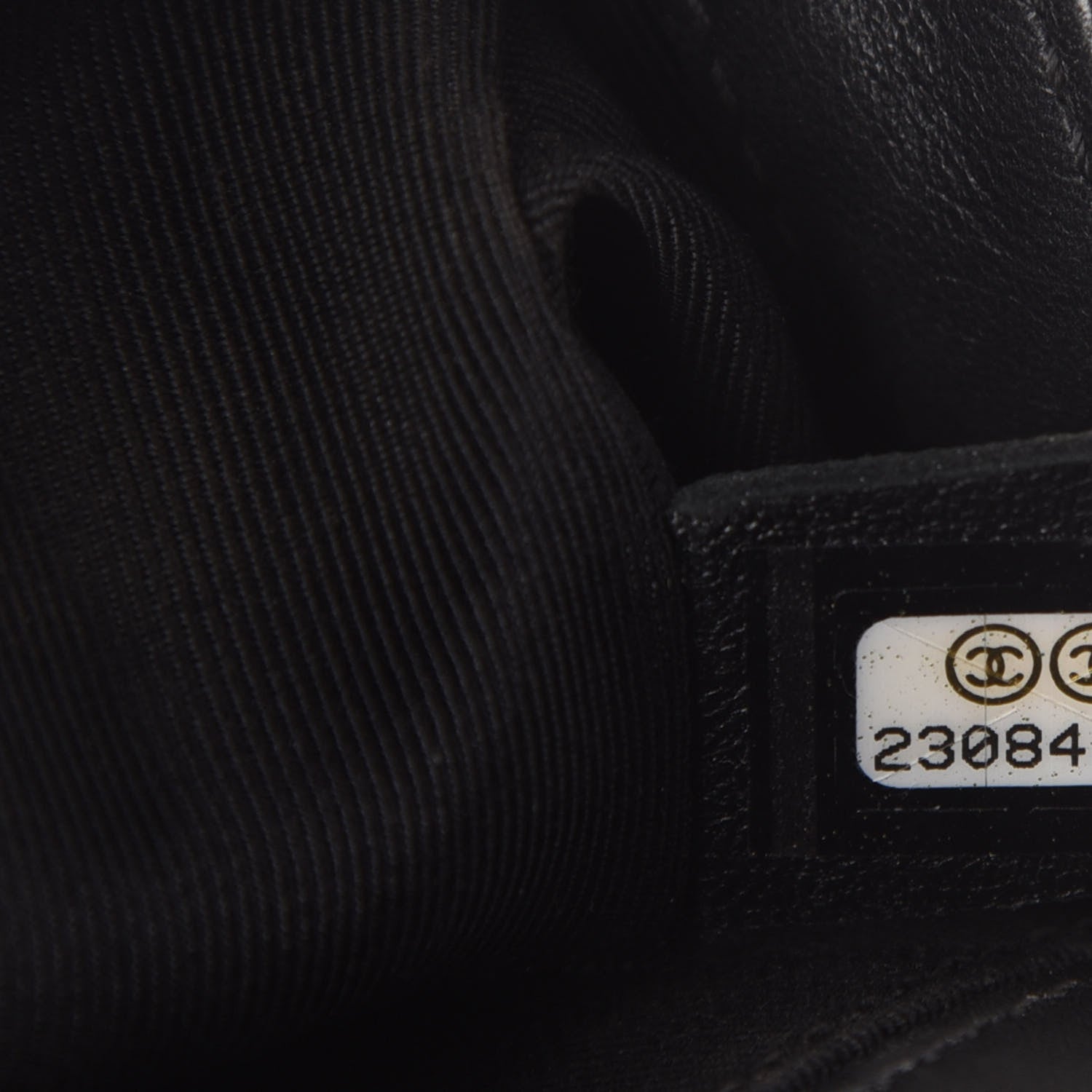 Chanel Calfskin Velvet Small Boy Flap Black Red 10 of 11