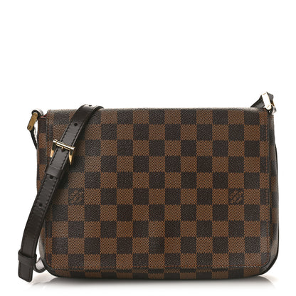 Louis Vuitton Damier Ebene Musette Tango Long Strap 1 of 8