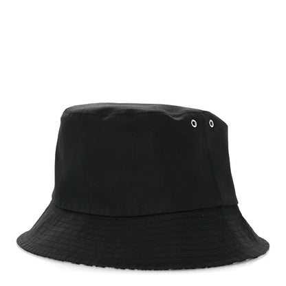 Christian Dior Polyester Cotton Oblique Teddy-D Brim Bucket Hat 58 Black 3 of 9