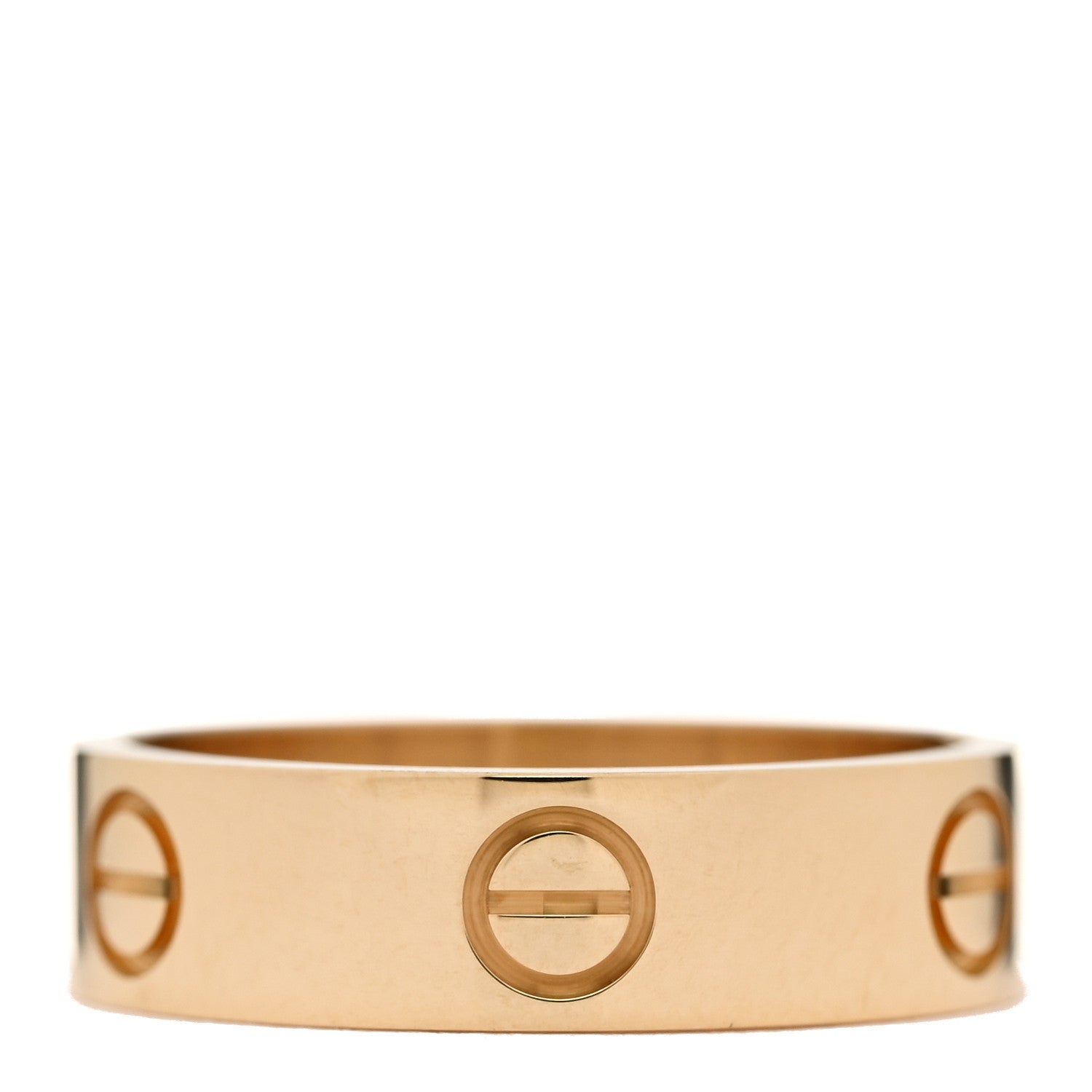 Cartier 18K Yellow Gold 5.5mm LOVE Ring 56 7.75 1 of 5