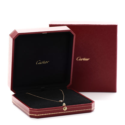 Cartier 18K Pink Gold Diamond .30ct C De Cartier Pendant Necklace 6 of 6