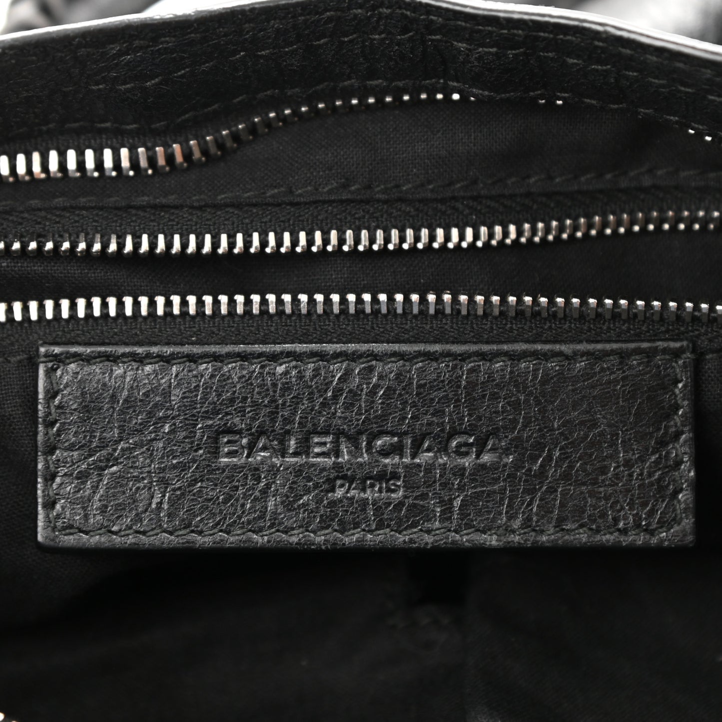 Agneau Classic Silver Hardware S City Black