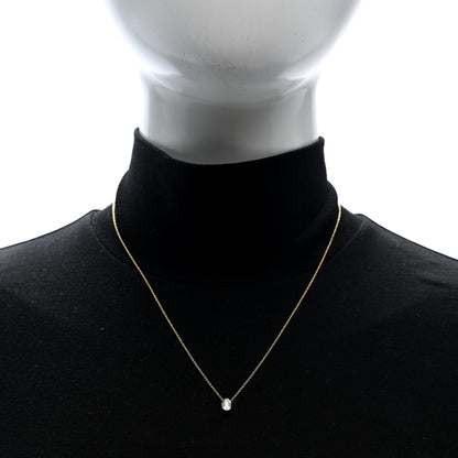Roberto Coin 18K Yellow Gold Diamond .19ct Pear Cut Pendant Necklace 2 of 5