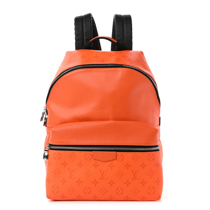 Louis Vuitton Taiga Monogram Discovery Backpack PM Orange 1 of 12
