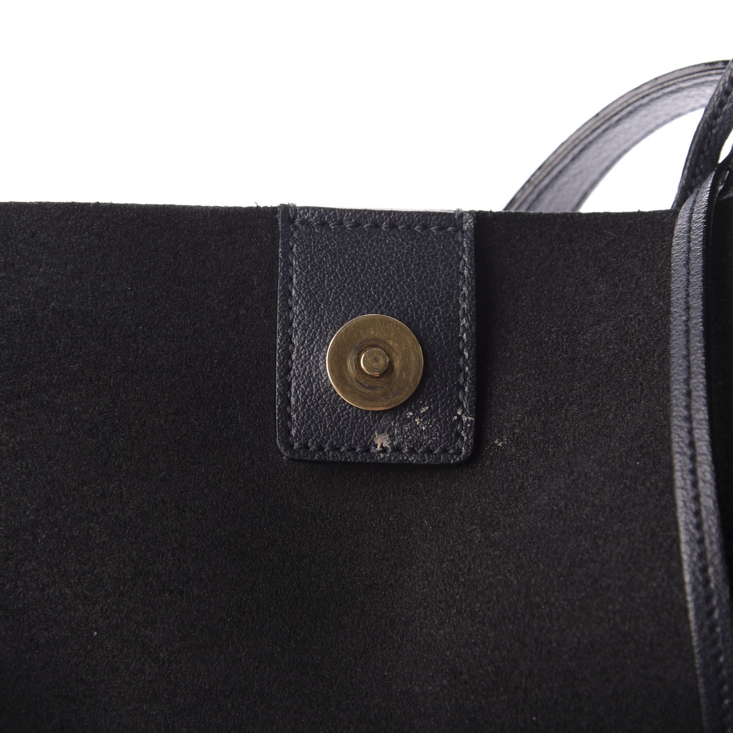 Saint Laurent Calfskin Large Shopping Tote Black 10 of 11