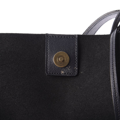 Saint Laurent Calfskin Large Shopping Tote Black 10 of 11