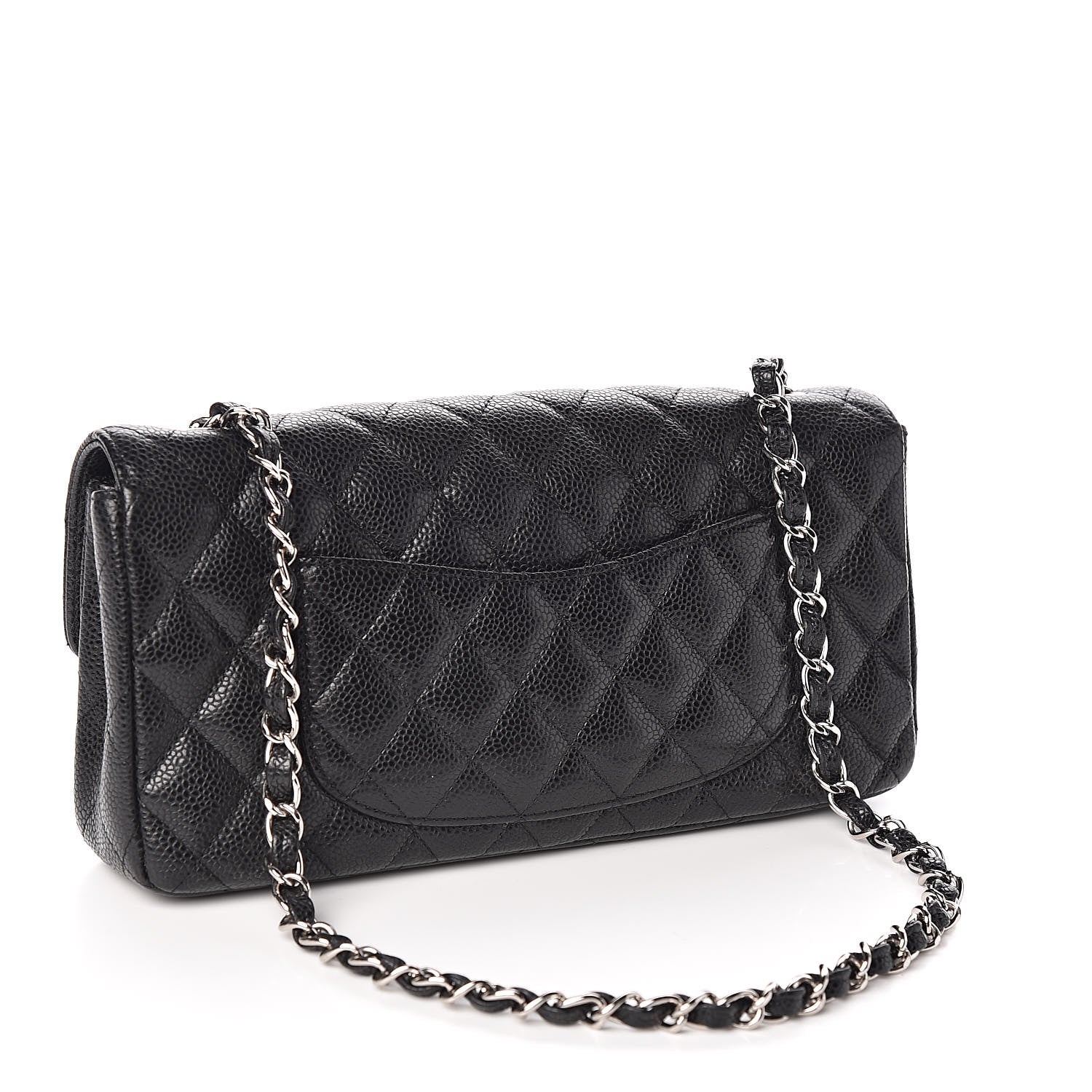 Chanel Caviar Quilted East West Flap Black 3 of 10