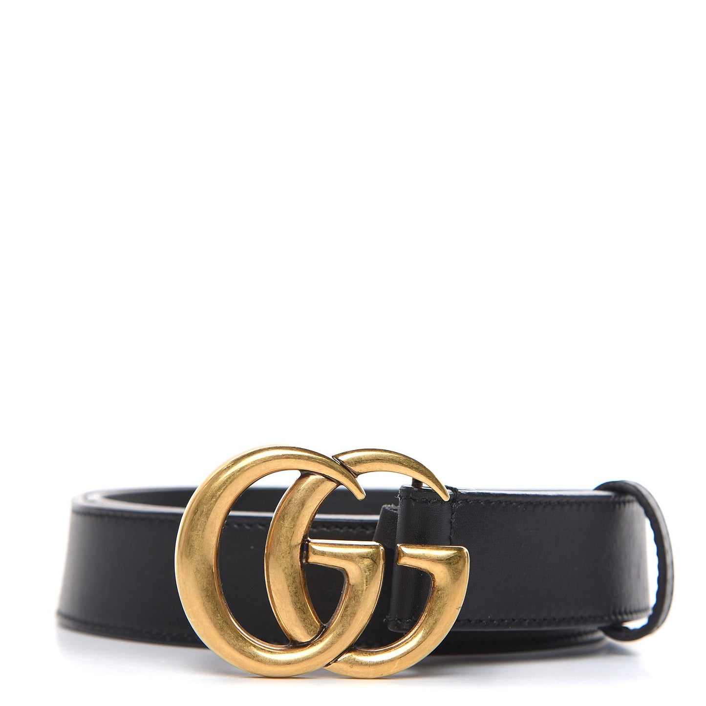 Calfskin Double G 30mm Belt 80 32 Black