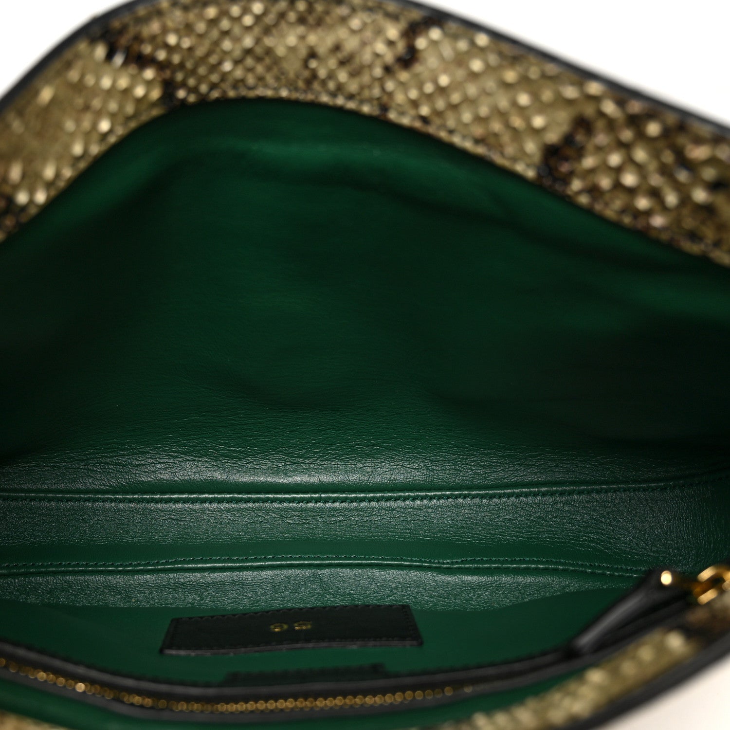 Gucci Snakeskin Calfskin Small Jackie 1961 Hobo Beige 5 of 10