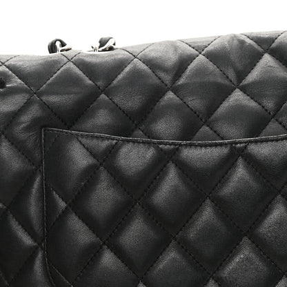Chanel Lambskin Quilted Jumbo Single Flap Black 17 of 17