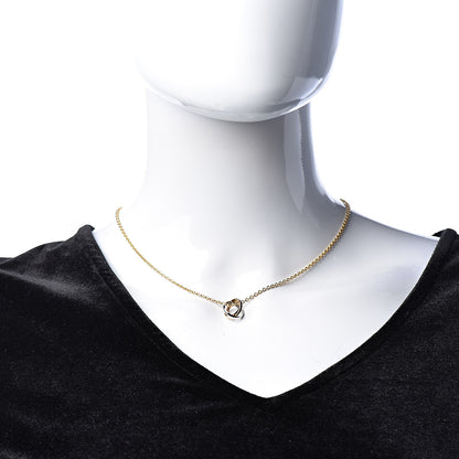 Cartier 18K Pink Yellow White Gold Baby Trinity Pendant Necklace 2 of 7