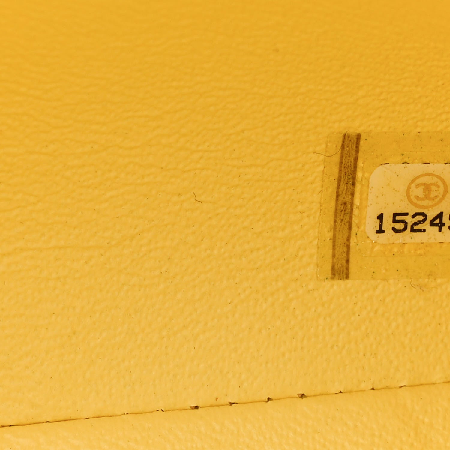Chanel Lambskin Quilted Clutch with Chain Flap Yellow 7 of 11