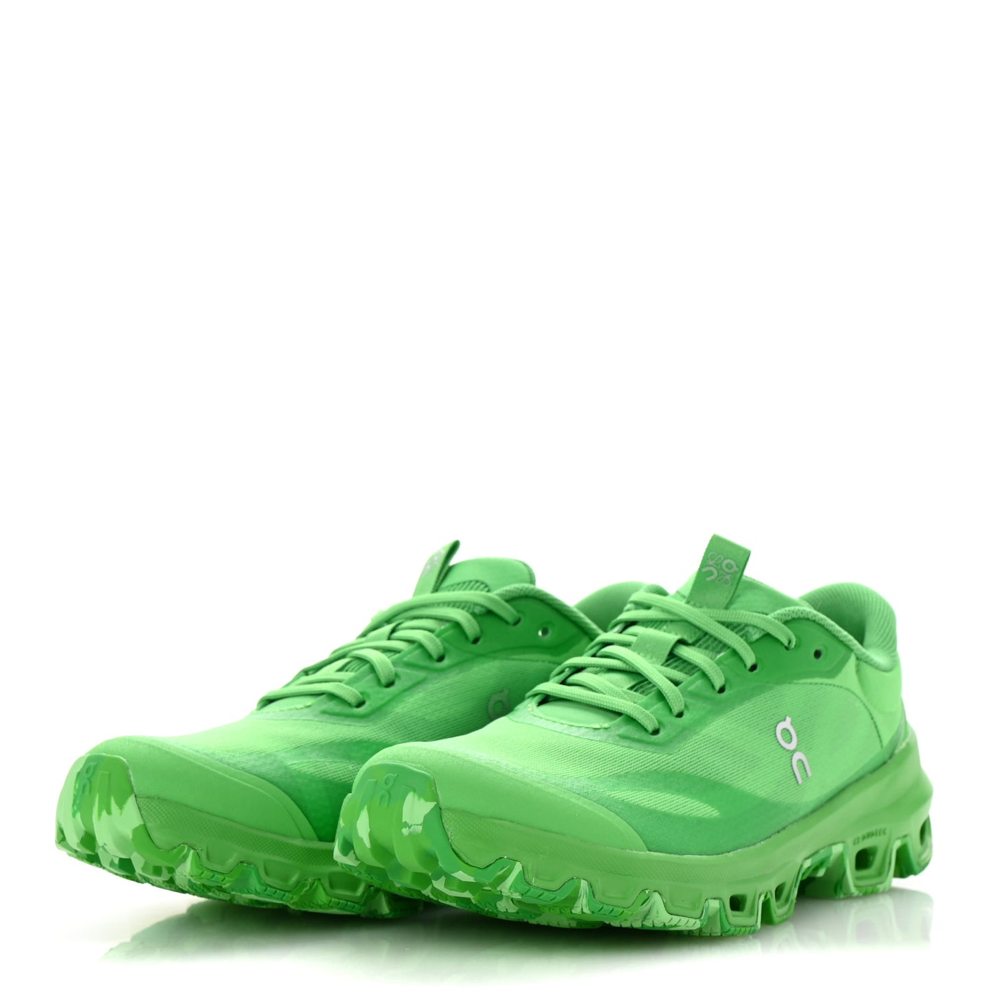 X ON Canvas Mesh Mens Cloudventure Sneakers 8 Grass Green
