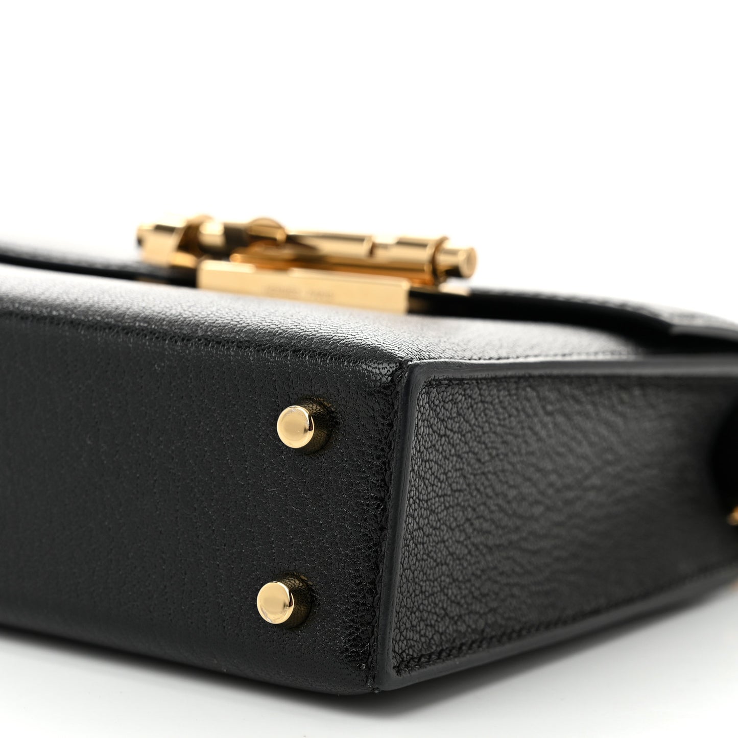 Chevre Chamkila Mini Verrou Chaine Bag Black Black