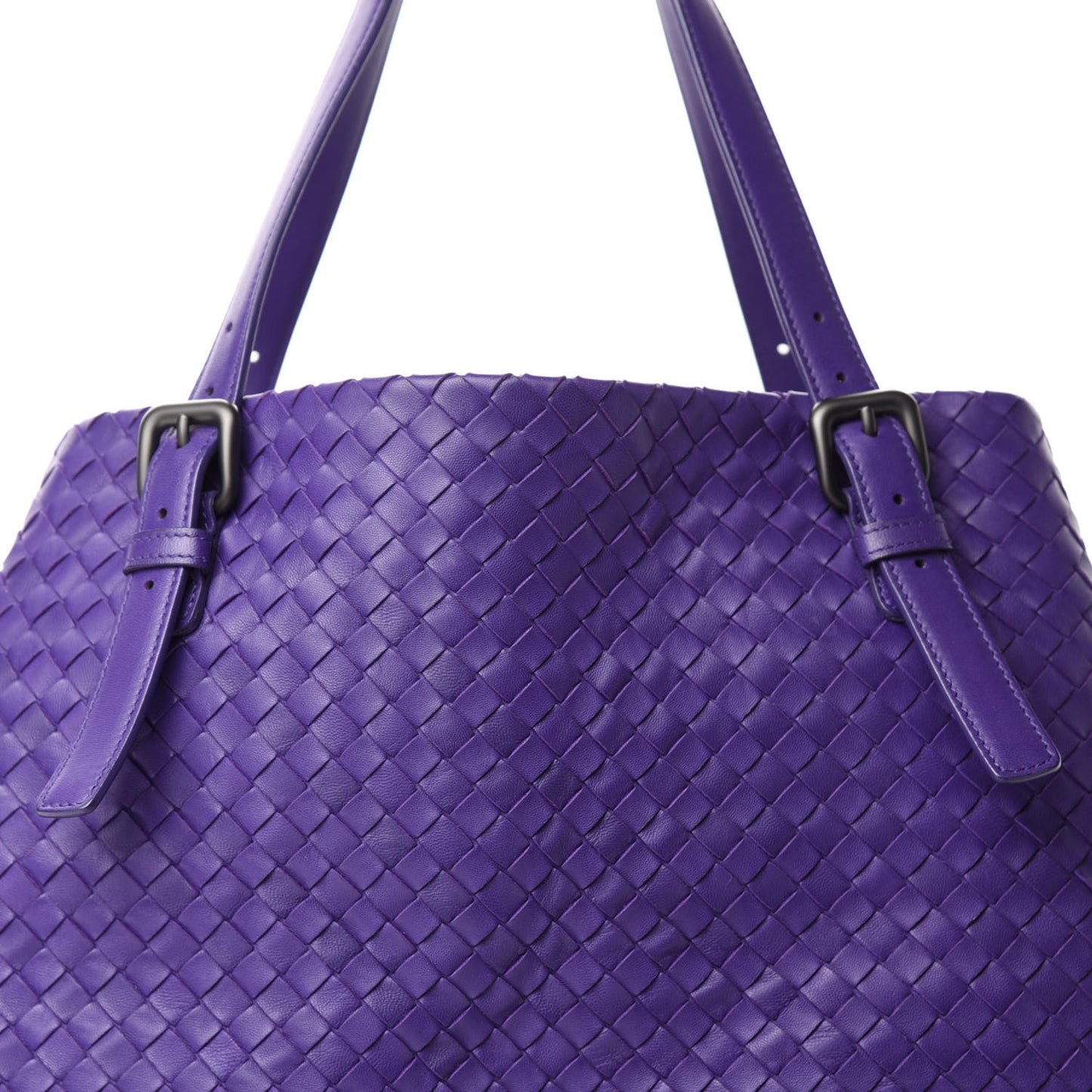 Nappa Intrecciato Large Seamless Tote Anemone