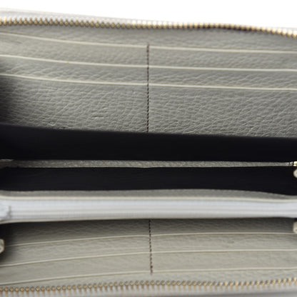 Gucci Pebbled Calfskin Soho Zip Around Wallet Off White 5 of 14