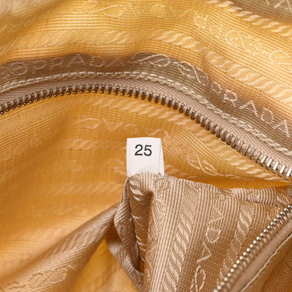 Prada Tessuto Nylon Saffiano Sacca Shoulder Bag Ananas 7 of 17