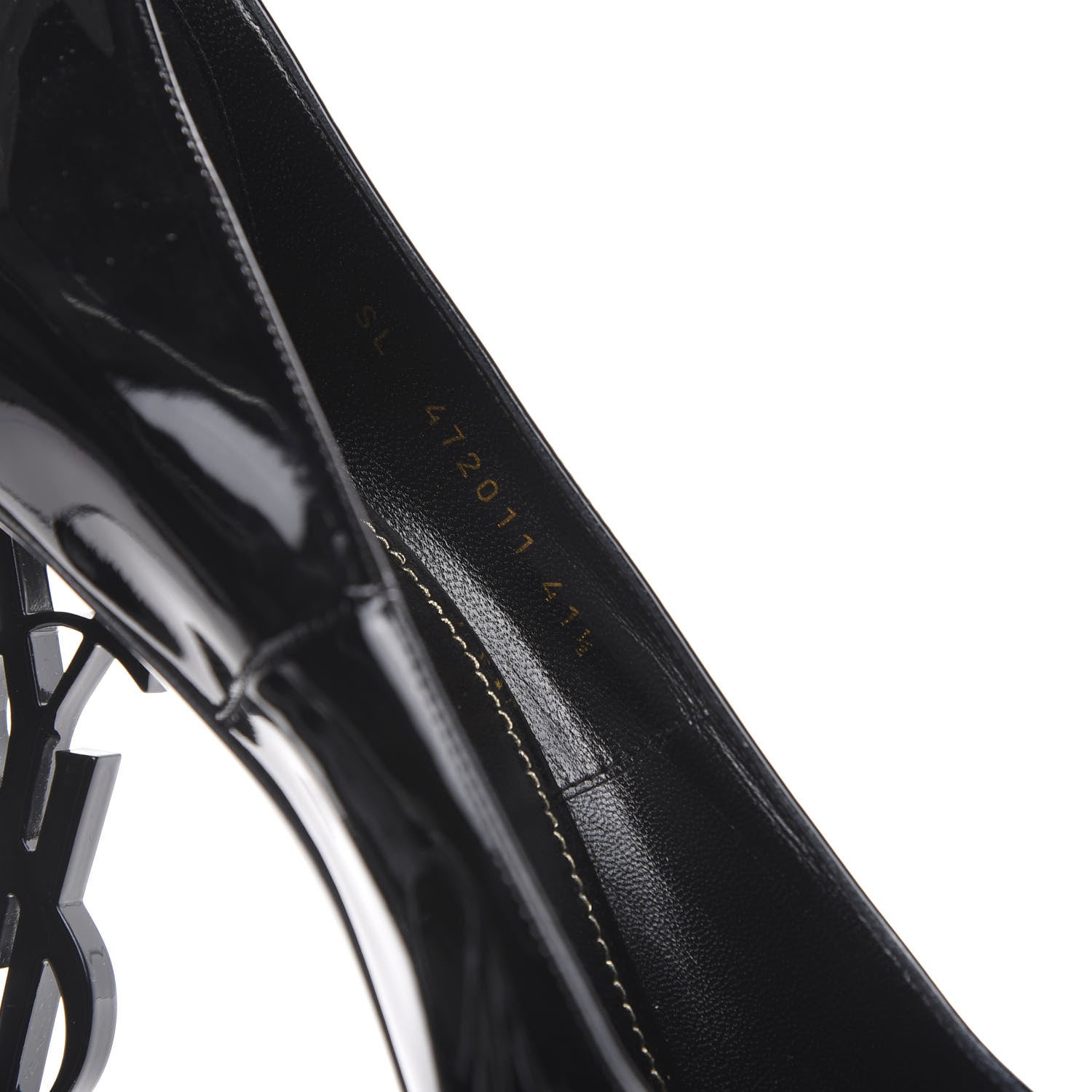 Saint Laurent Patent Opyum 110 Pumps 41.5 Black 8 of 9