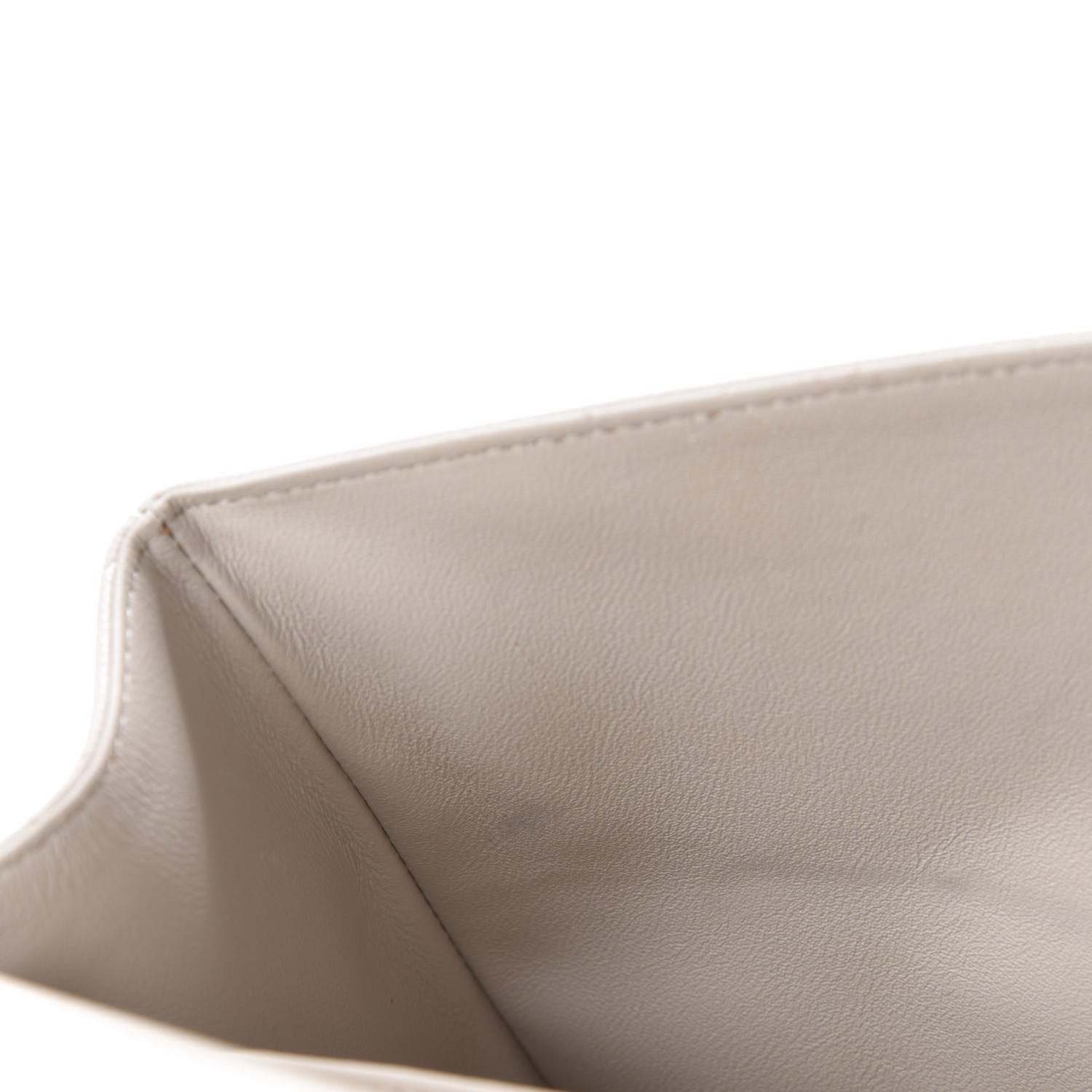Chanel Caviar Quilted Jumbo Double Flap White 10 of 15