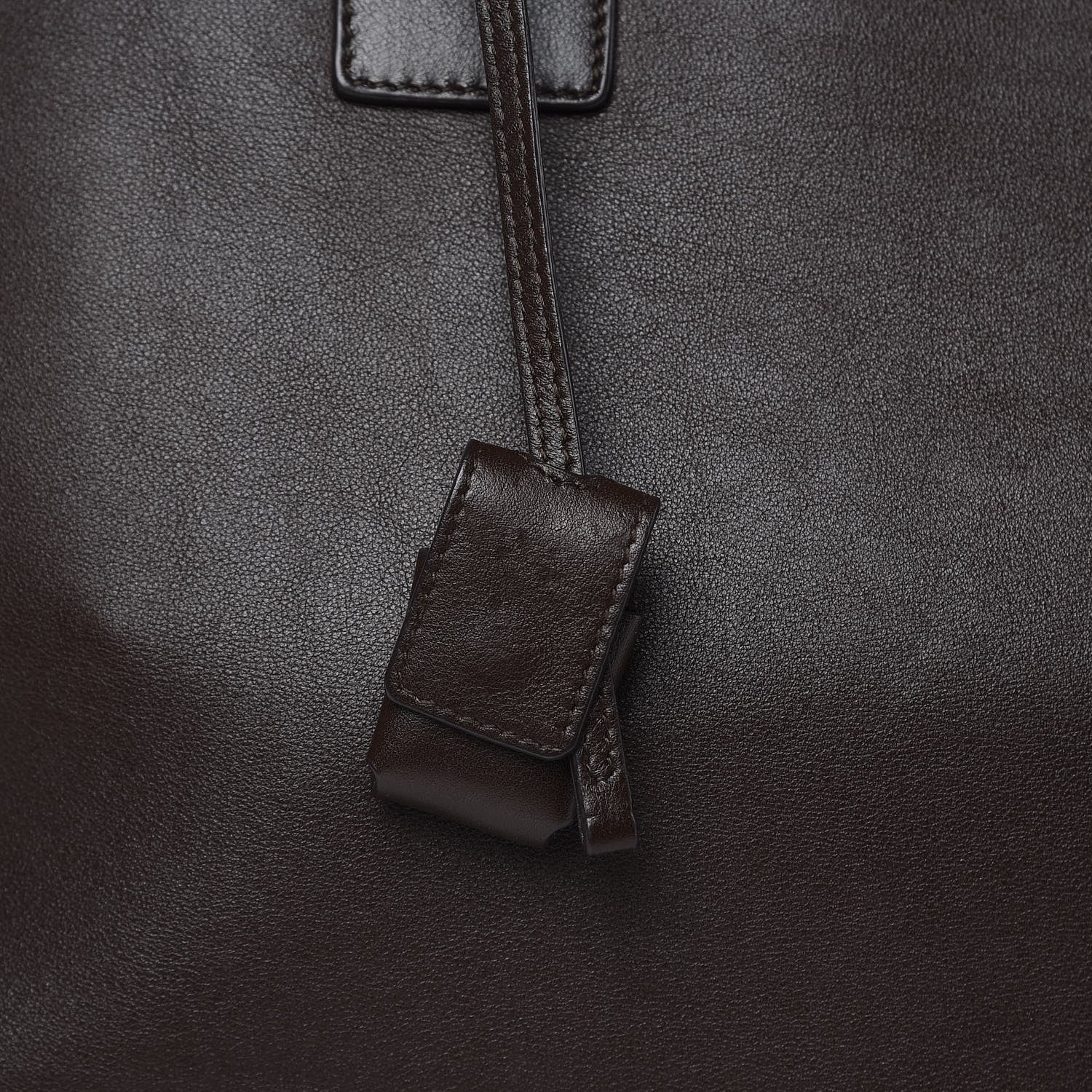 Saint Laurent Calfskin Large Sac De Jour Carryall Dark Brown 15 of 15