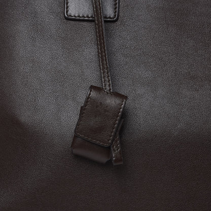 Saint Laurent Calfskin Large Sac De Jour Carryall Dark Brown 15 of 15
