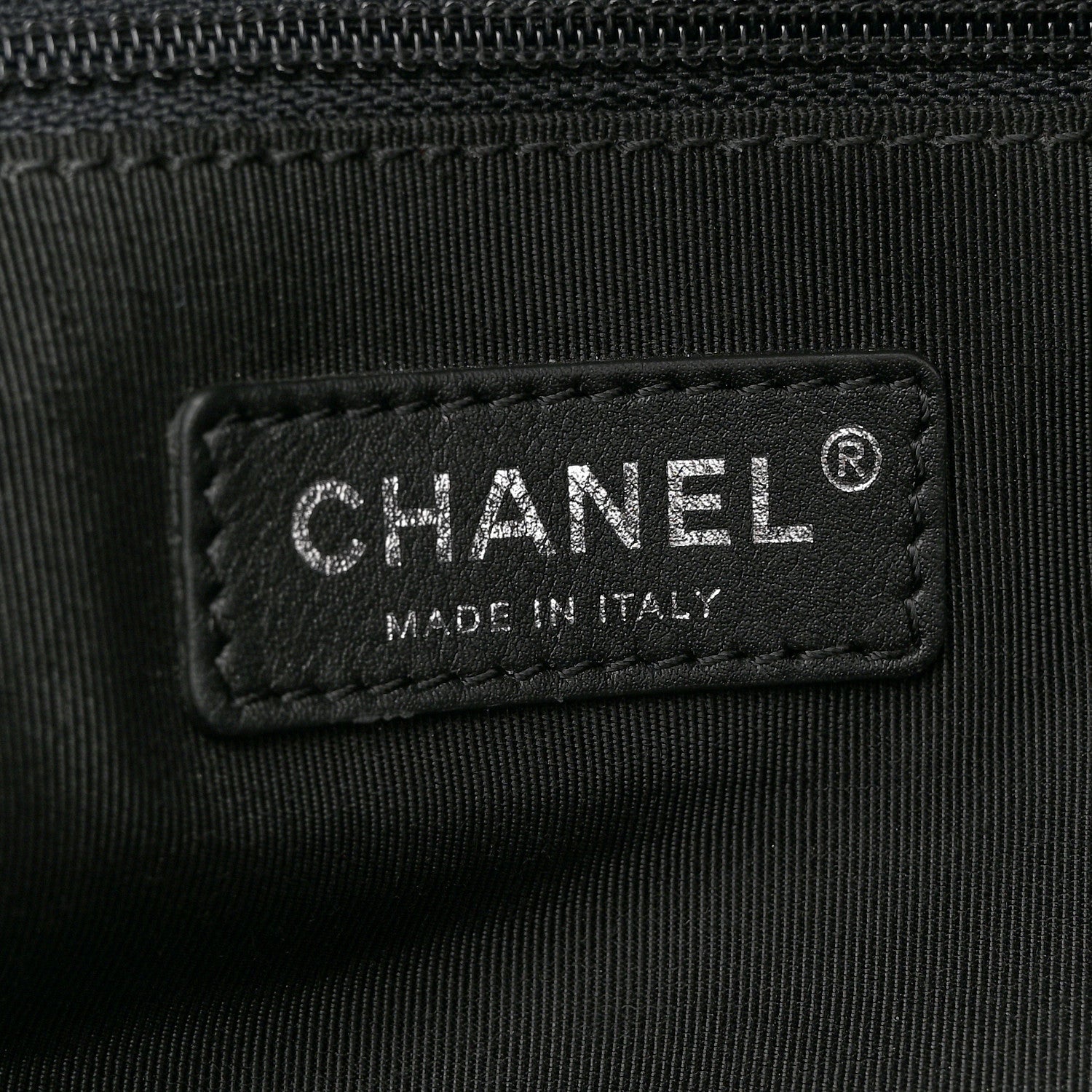 Chanel Vinyl Large La Pausa Bay Shopping Bag Black 6 of 11