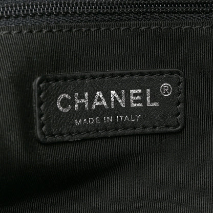 Chanel Vinyl Large La Pausa Bay Shopping Bag Black 6 of 11