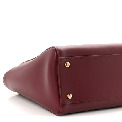 Chanel Calfskin Archetype Small Shopping Tote Dark Burgundy 8 of 9