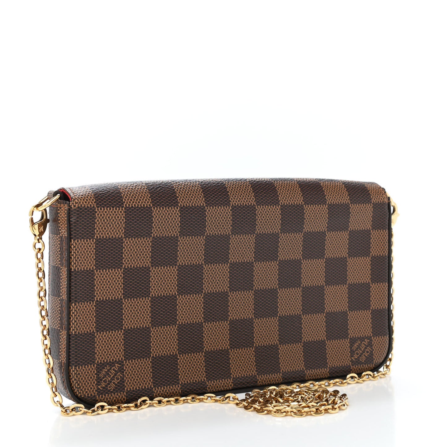 Damier Ebene Pochette Felicie Chain Wallet