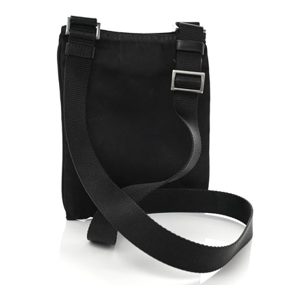 Prada Tessuto Nylon Flat Messenger Bag Black 2 of 7