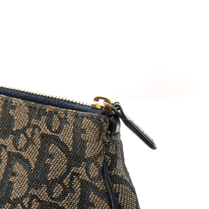 Christian Dior Monogram Mini Saddle Pochette Navy 12 of 14