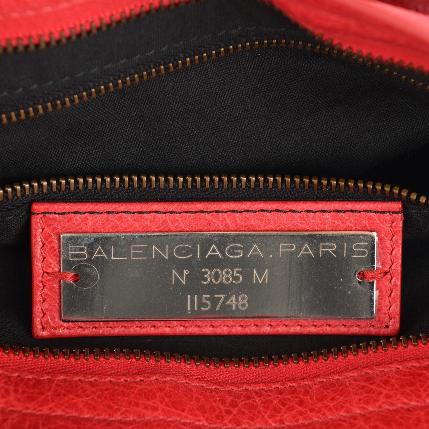 Balenciaga Agneau Classic Hardware City Rouge Coquelicot 6 of 8