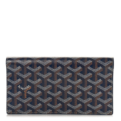 Goyard Goyardine Richelieu Wallet Navy 1 of 10