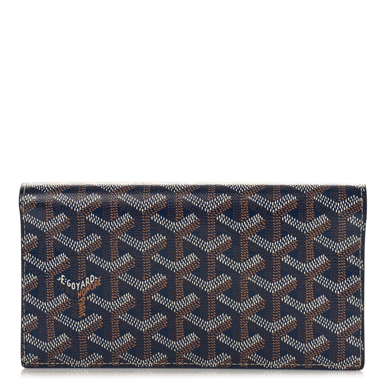 Goyard Goyardine Richelieu Wallet Navy 1 of 10