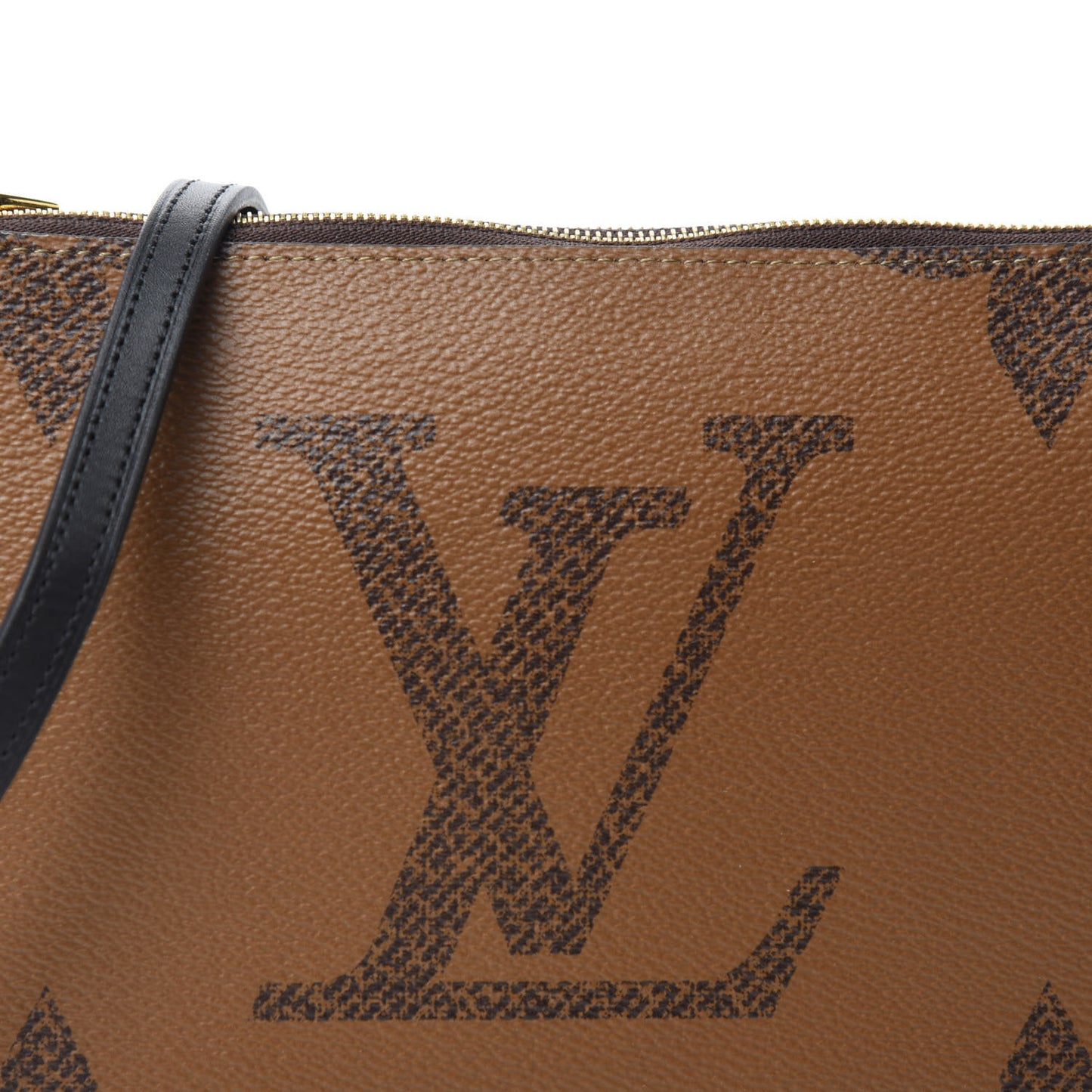 Reverse Monogram Giant Double Zip Pochette