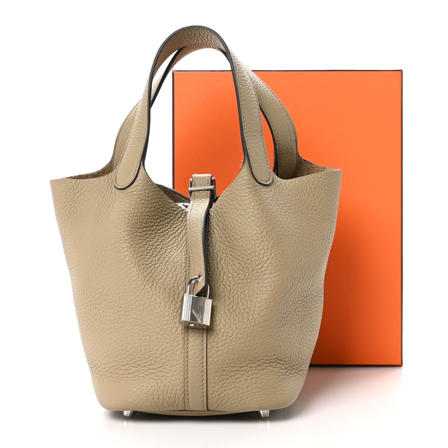 Hermes Taurillon Clemence Picotin Lock 18 PM Trench 13 of 13