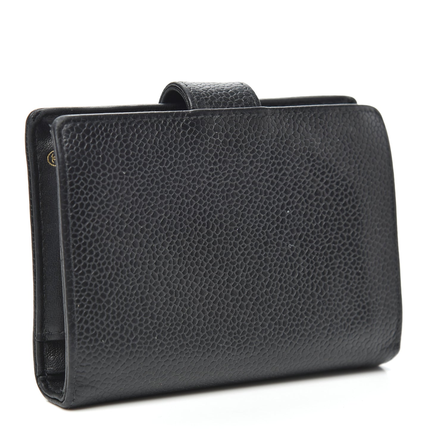 Caviar Timeless CC French Wallet Black