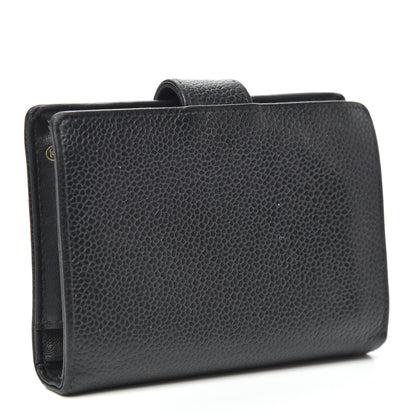 Chanel Caviar Timeless CC French Wallet Black 3 of 7