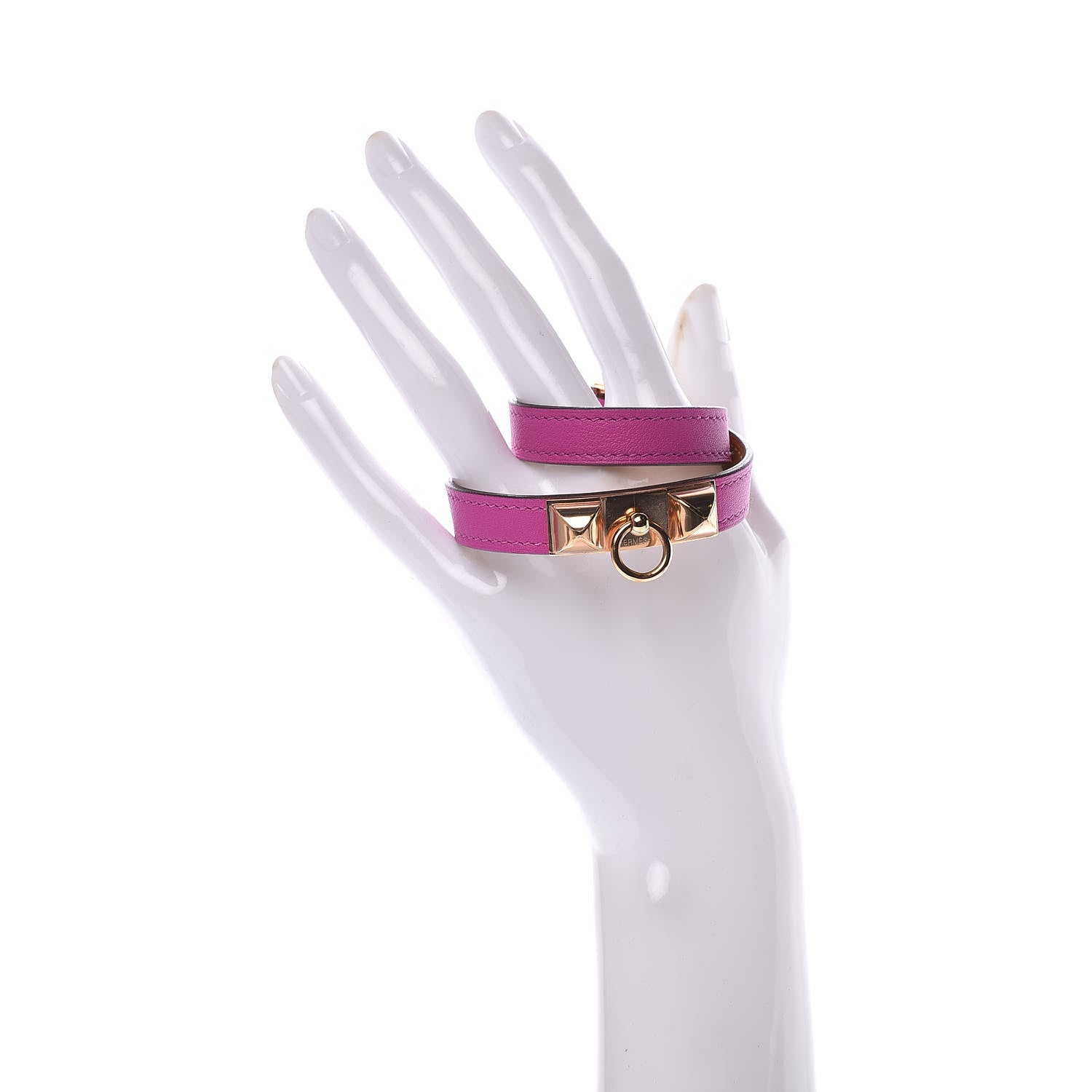 Hermes Swift Rivale Double Tour Bracelet T1 Magnolia 2 of 7