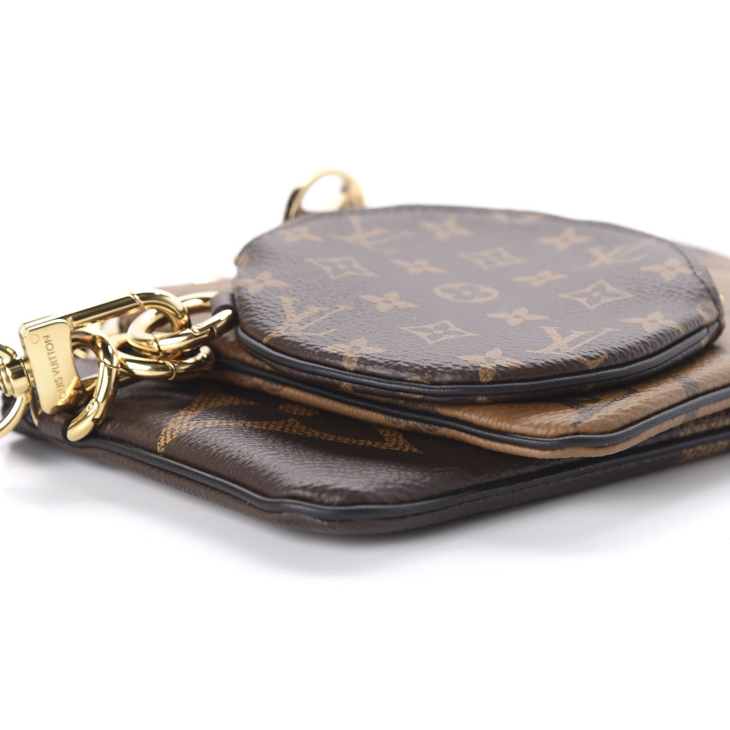 Reverse Monogram Giant Trio Pouch