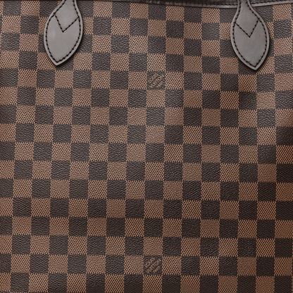 Louis Vuitton Damier Ebene Neo Neverfull MM Rose Ballerine 8 of 10
